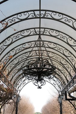 eski demir avize vintage