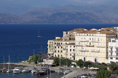 Corfu town Ionian Adası Yunanistan