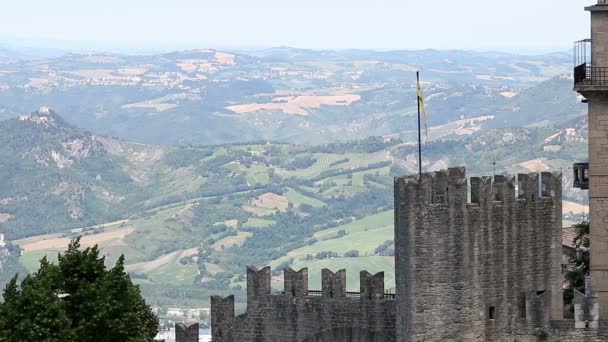 Paisagem de San Marino — Vídeo de Stock