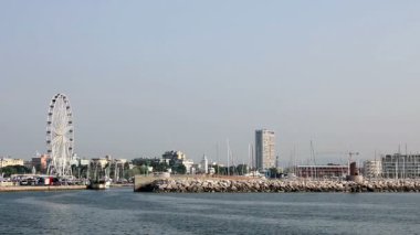 Panoramik tekerlek Rimini cityscape