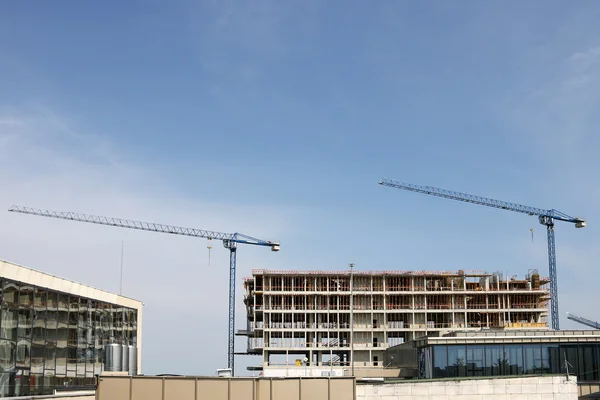 New shopping mall construction site Timisoara Romania — Stock Photo, Image