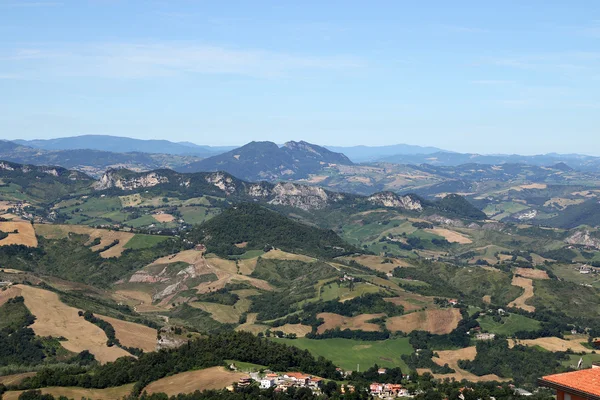 Apenninska San Marino landskap — Stockfoto