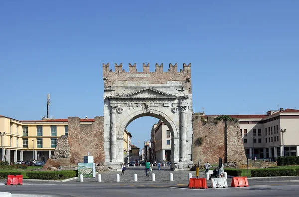 Arco di Augusto Rimini Włochy — Zdjęcie stockowe