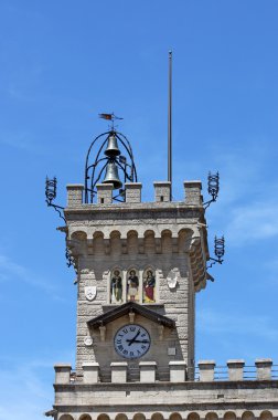 Genel Sarayı çan kulesi San Marino İtalya