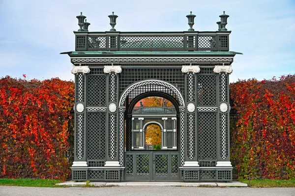 Herbstgarten Wien Österreich — Stockfoto