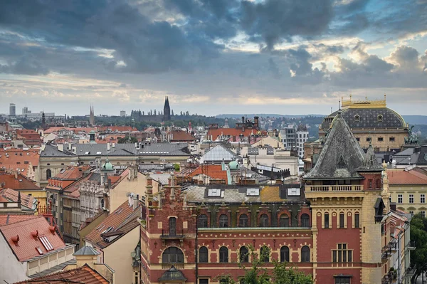 Старый Город Прага Городской Пейзаж Чехии — стоковое фото