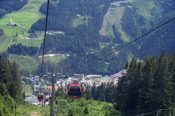 cable car on the Stubnerkogel mountain Bad Gastein Austria
