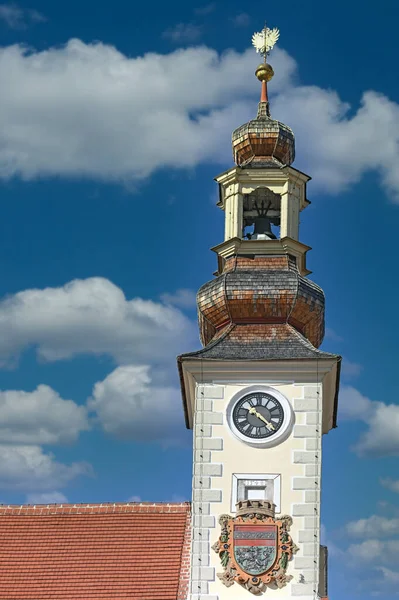 Church Tower Clock Moedling Lower Austria — Stock Photo, Image