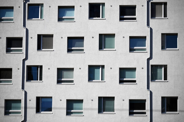 Modern building exterior in Vienna Austria