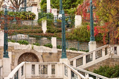 Viyana 'nın sonbaharında Avusturya' nın merdivenlerinde mücadele 