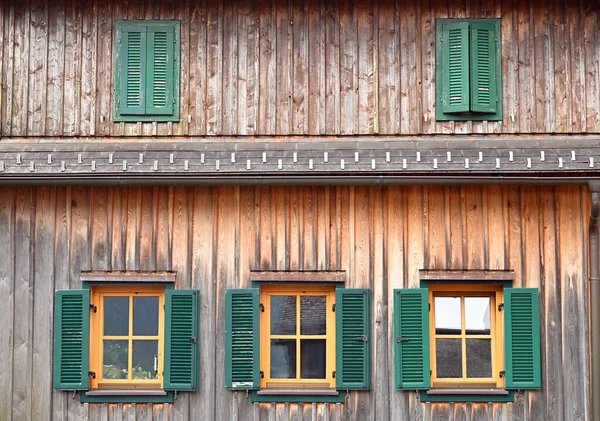 Altes Holzhaus Hallstatt Österreich — Stockfoto