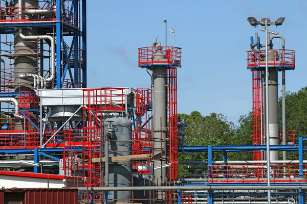 New petrochemical plant construction site — Stock Photo, Image