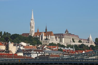 Kilise balıkçı Kalesi ve matthias Budapeşte
