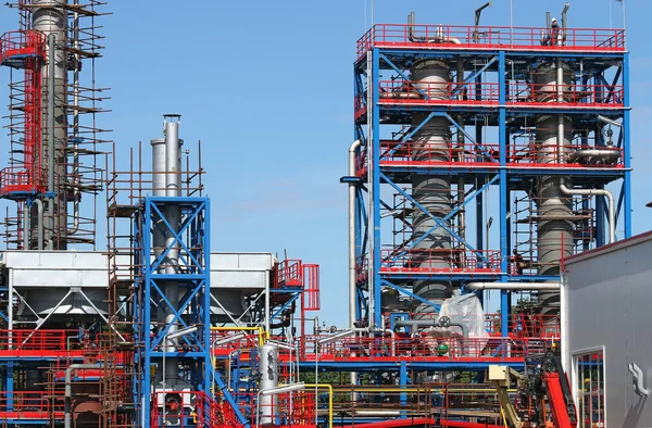 Zona de la industria de construcción de plantas petroquímicas —  Fotos de Stock