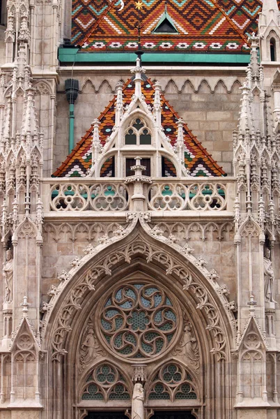 Matthias Church wall Budapest Hungary — стоковое фото