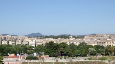 eski şehir Kerkyra Corfu Yunanistan