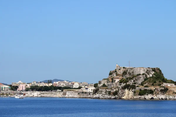 Stará pevnost a Korfu town Řecko — Stock fotografie