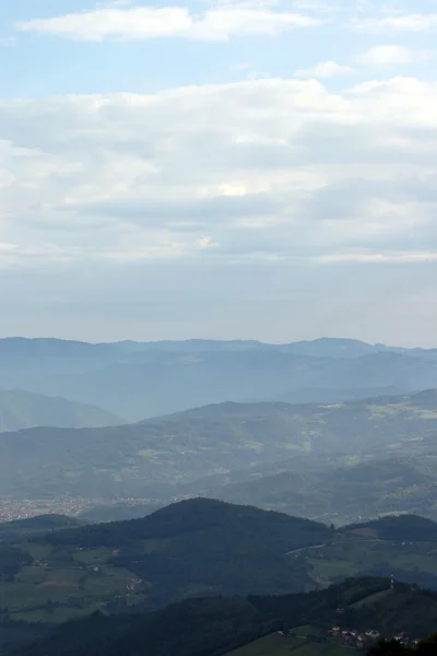 Tara mountain landscape west Serbia — Stock Photo, Image