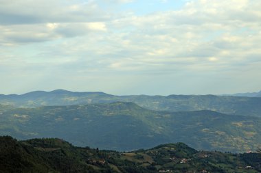 Tara dağ Batı Sırbistan manzara