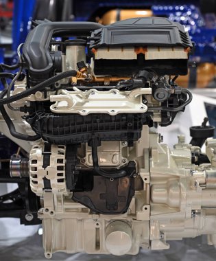 Araba sıvı benzin motoru, ulaşım yeşil enerji 