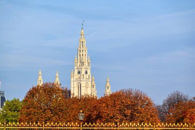 Viyana tarihi belediye binası, Rathaus, sonbahar sezonu