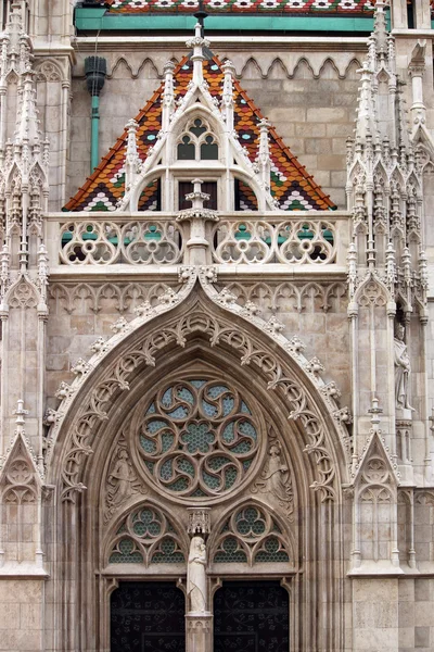 St. Matthias church detail Budapest Hungary — стоковое фото