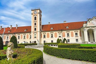 Lamberg Kalesi 'ndeki halk parkı, Steyr, Yukarı Avusturya, Avusturya