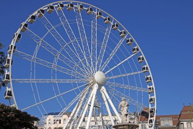 büyük panorama tekerlek Budapeşte Macaristan