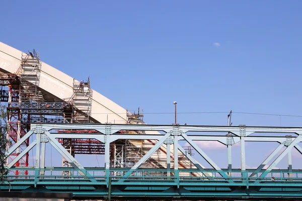 New bridge construction site industry — Stock Photo, Image