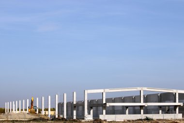 yeni fabrika inşaat sitesi sanayi bölgesi