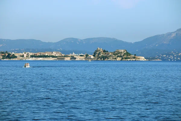 Korfu Stad Egeiska Havet Grekland — Stockfoto