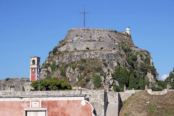 Oude vestingstad voor Corfu Griekenland — Stockfoto