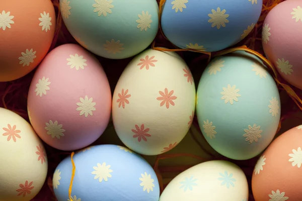 Colored Easter eggs — Stock Photo, Image