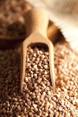 Buğday ve ahşap Kepçe