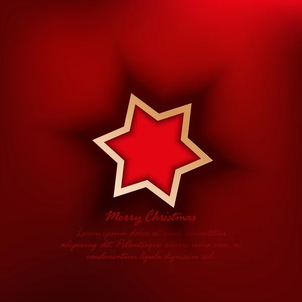 Diseño de tarjeta de Navidad - plantilla de vector — Archivo Imágenes Vectoriales