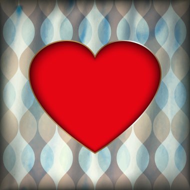 Sevgililer Günü tebrik kartı şablonu