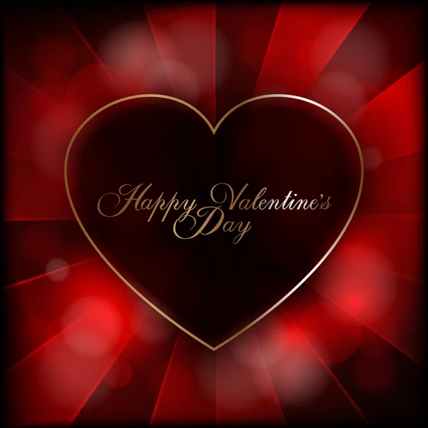 Шаблон поздравительных открыток на день святого Валентина — стоковый вектор