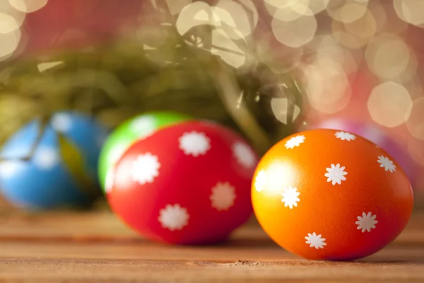 Colored Easter eggs — Stock Photo, Image