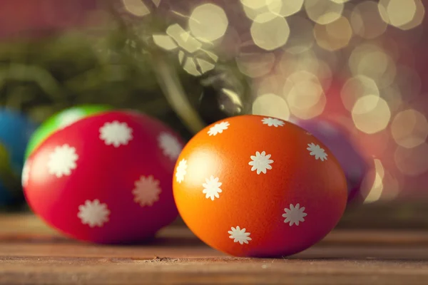 Colored Easter eggs — Stock Photo, Image