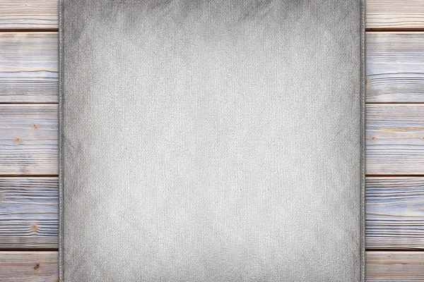 Blanco papier blad op oude planken achtergrond — Stockfoto