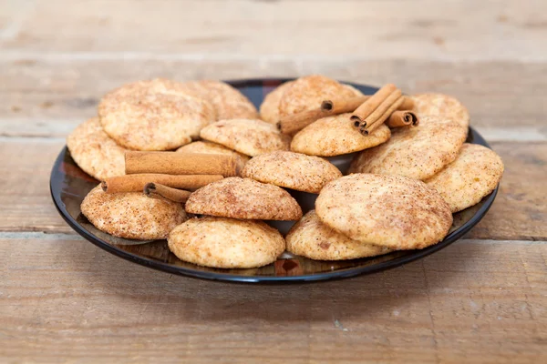 Snickerdoodle çerezleri cinnamo ile — Stok fotoğraf