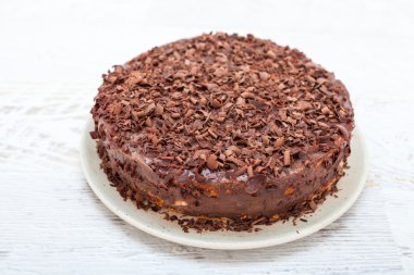 Taze muz ile çikolatalı kek