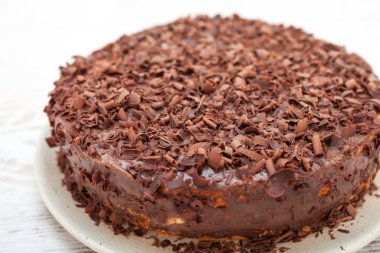 Taze muz ile çikolatalı kek