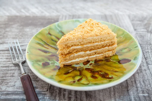 Reçel ile sarı yoğurt kek — Stok fotoğraf