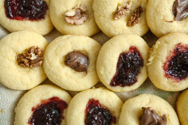 Lezzetli tatlı gurme Fındıklı çikolata ve reçel kek