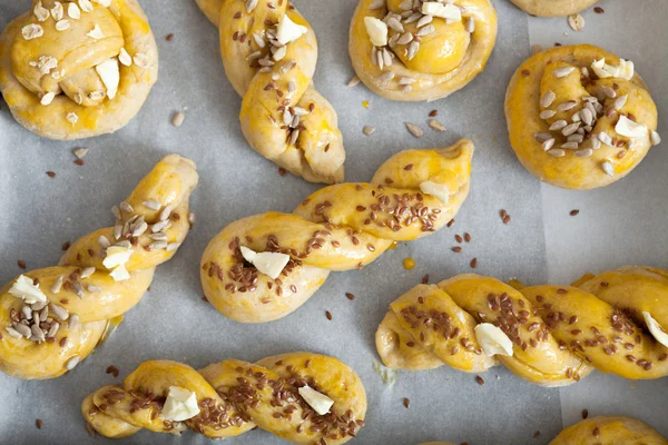 Homemade dinner rolls — Stock Photo, Image