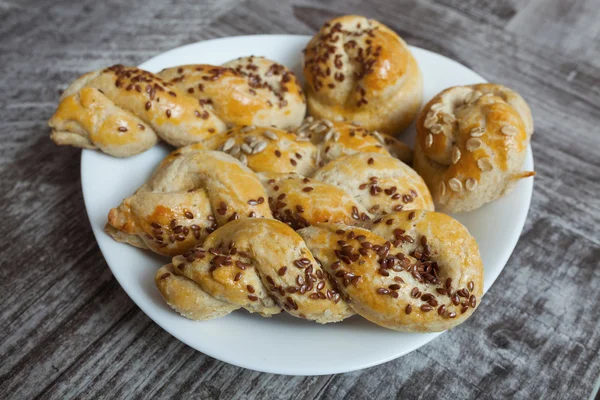 Homemade dinner rolls — Stock Photo, Image