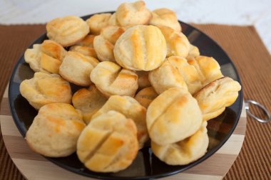 Ev yapımı küçük ekmek aperatifler gibi