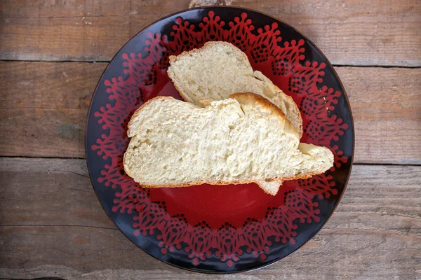 Fette di pane fatte in casa — Foto Stock