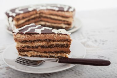 Çikolatalı pasta dilimi